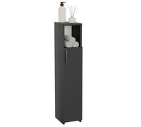 ComfortCove Mueble de baño Alto y Estrecho, Mueble Auxiliar baño, Mueble Una estantería Ideal también para el salón y la Cocina, Columna de Almacenamiento, Negro