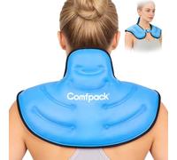 Comfpack Bolsa de hielo para alivio del dolor de cuello y hombros, bolsa de hielo de gel reutilizable para terapia de compresión fría y caliente, bolsa de hielo para lesiones, hinchazón, cirugía