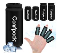 Comfpack Mangas de hielo para dedos, 4 paquetes de hielo de gel frío para dedos de los pies, mangas de compresión frías y calientes para artritis, hinchazón, dedos en gatillo, lesiones de dedos y
