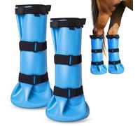 COMFPET 2 botas de remojo de pezuñas para los problemas de pezuñas, para tratar pezuñas de caballo, botas envueltas en cascos, podredumbre, infecciones bacterianas