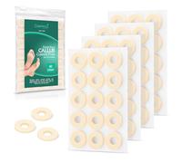 Comfwalk Almohadillas de callo, 60 unidades, evita callos, callos, ampollas y picaduras de mosquitos en los pies por presión y fricción, espuma suave redonda, color beige (pequeño para los dedos de