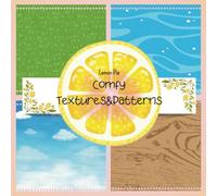 Comfy and cozy texture and patterns: Coloring books for adults, teens and kids.: Bold an easy. Simple and Large spaces for coloring with and with out ... grass, balloons. For Relaxation (Cozy&Comfy)