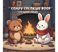 COMFY COLORING BOOK: Cute Animal Friend