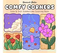 Comfy Corners: Fun and Relaxing Illustrations Cozy Spaces For Adults and Teens, Perfect for Stress Relief, Mindfulness & Creative Super Cute Designs of Cozy, Hygge Spaces