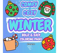 COMFY+COZY WINTER: Bold & Easy Coloring Designs (COMFY+COZY COLORING - (Bold & Easy Coloring Books))
