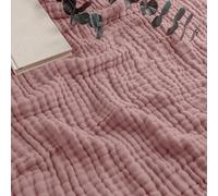 Comfy Cubs Manta de Muselina para Adultos, tamaño Queen, 229 x 229 cm, Suave, de Seis Capas, Ligera, Transpirable, para Todas Las Estaciones, Lavable a máquina, Elegante decoración para el hogar,