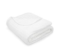 Comfy Cubs Manta de muselina para bebé, suave, ligera, de algodón grueso de 6 capas para niños pequeños, recién nacidos y bebés, tamaño grande, transpirable y versátil para dormir y tiempo boca abajo,