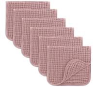 Comfy Cubs Paños de muselina para eructos de 50 x 25 cm, paquete de 6 unidades, grandes, 6 capas, ultra absorbentes, 100% algodón, para bebés y babas, juego de paños seguros y suaves para niños y