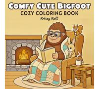 Comfy Cute Bigfoot: Cozy Relaxation Coloring Book for Teens and Adults