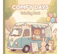 Comfy Days: Cute Animal Coloring Book for Cozy & Relaxing Moments