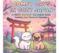 Comfy Days in Cozy Japan: A Fuzzy Fantasy Featuring Cozy Friends and Fuzzy in Love Characters for Relaxation