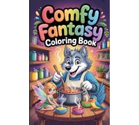 Comfy Fantasy Coloring Book: Super Cute Fantasy Animals, Birds & Fairies in Cozy Hygge Moments | Relaxing Cozy Fantasy Scenes for Stress Relief and Mindfulness
