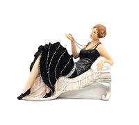 Comfy Hour - Figura decorativa de resina (22,8 cm), diseño de camille
