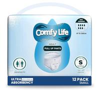 Comfy Life Pantalones de pañales para adultos con incontinencia de alta absorción (12 unidades)