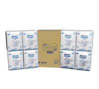 Comfy Life Slip-on Pads - Pañales para incontinencia para adultos con cintas de fijación, paquete de 10 pañales antideslizantes de ultra absorción, protección fecal y urinaria durante la noche (M, 80,