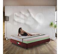 Comfy Line Colchón de espuma viscoelástica para cama de matrimonio, 170 x 190 cm, colchón americano multicapa de zonas, 30 cm de altura, colchón ortopédico de 3 capas | Colchón hipoalergénico