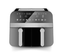 Comfy Nest,CNAFD45NB, freidora de aire, Air Fryer, digital doble cesta 2400W 9L, cocción sana y rápida, diseño moderno, fácil de usar, ideal para toda la familia - Negro