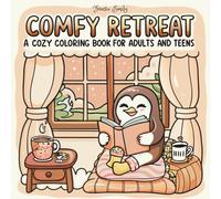 Comfy Retreat Animals: Bold & Easy Coloring Book for Relaxation and Stress Relief