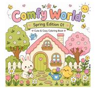 Comfy World: Spring Edition 01: Cute and Cozy Coloring Book (Comfy World: Seasons)