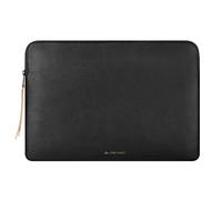 Comfyable Funda Delgada para portátil Compatible con MacBook Pro 13in M2 M1 2022-2018 (A2338 A2251 A2289 A2159) y MacBook Air M4 A3240 M3 M2 M1, Funda de Piel sintética Resistente al Agua, Negro