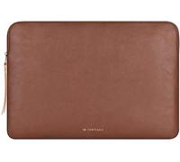 Comfyable Funda Delgada para portátil Compatible con MacBook Pro 14-in M4 M3 M2 M1, Piel sintética, Funda Protectora de Piel sintética - Cero Movimiento + Resistente al Agua + sin arañazos, Marrón