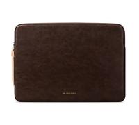 Comfyable Funda portátil Slim Compatible con MacBook Air 13 Pulgadas M5 2026 A3449 M4 M3 M2 M1 y MacBook Pro/Neo 13" A18 A3404, Funda PU Impermeable al Agua, Chocolate