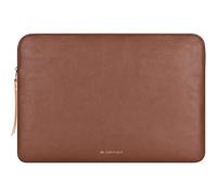 Comfyable Funda Protectora Delgada para portátil de 13-13,3“, Compatible con MacBook Pro de 13in y MacBook Air, MacBook Pro de 14-in M4 M3 M2 M1, Funda de Piel sintética Impermeable para Mac, marrón
