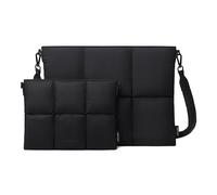Comfyable Juego de fundas hinchadas para portátil, Black, For 13"-14" Mac Pro / Mac Air M3 M2 M1