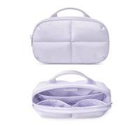 Comfyable Organizador de cables hinchado, bolsa tecnológica para mujeres y | Almacenamiento tecnológico todo en uno para cargadores, cables, cámaras compactas, compatible con DJI Pocket 4