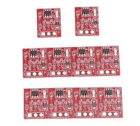 ComfyHarbor 10 unids TTP223/Módulo de botón táctil capacitivo, interruptor de autobloqueo para Arduino, placa PCB roja 15x11mm 2.5V-5.5V Kit de sensor industrial