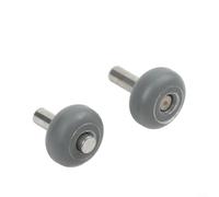 ComfyHarbor 2 piezas de repuesto para aspiradora Tineco Floor 3 S3 S3 Breeze para IFLOOR 3 para IFLOOR Breeze, rodillos de metal de plástico movimiento suave negro plata instalar