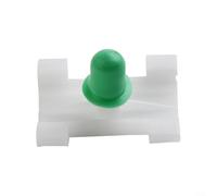 ComfyHarbor 20 clips de moldeo de nailon con funda de goma, color blanco/azul claro, cierre de retención sustituye a 51138166675 71717421 A21432 para E36 E38 E39 E46 323 325 328 330 93-06
