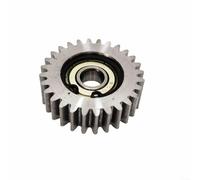 ComfyHarbor 36T Eléctrico, para engranaje de motor de bicicleta, para E-Scooter, 47.5mm Diámetro 12mm Bore engranaje de escalada sin escobillas, ABS+Metal oblicuo diente pieza de repuesto negro (acero