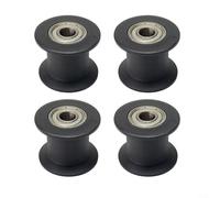 ComfyHarbor 4 poleas de nailon para máquina de remo con rodamiento 6000ZZ, diámetro exterior de 44 mm para equipo de fitness, compatible con entrenador abdominal/dispositivo de remo