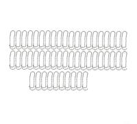 ComfyHarbor 50 conectores de metal para varillas de plantas, estacas de enrejado de jardín, hebillas de conexión, clips de arcilla para fijar soportes de plantas, jaulas, pérgolas, 11/16/20 mm, plata