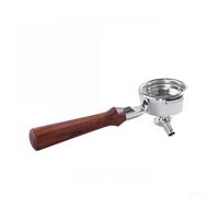 ComfyHarbor 58 mm Espresso-Siebträger Aus 304 Edelstahl Mit Filtersieb Und Holzgriff, Abnehmbar, Kompatibel Mit para breville 9 Serie Für para barista Und Zuhause Und Cafébetrieb (sándalo rojo)