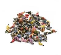 ComfyHarbor 60 figuras de pasajeros sentados pintadas a escala HO 1:87, modelo de personas de plástico para diseño de tren ferroviario, escena de mesa de arena, decoración de paisaje, manualidades