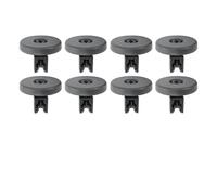 ComfyHarbor 8 ruedas para cesta inferior de lavavajillas de 25 mm, piezas de repuesto de plástico de alta resistencia compatibles con 5028696700 Dishlex