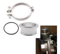 ComfyHarbor Abrazadera de brida de banda en V de compresor turbo de aluminio compatible con Holset HX35 HX35W HX40W para Dodge para CUMMINS 5.9L Motor Alta confiabilidad Rendimiento estable Fábrica de