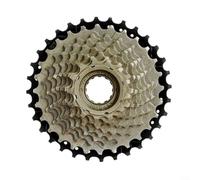 ComfyHarbor Acero, para bicicleta Freewheel 9, velocidad 13-32T casete, para ciclismo, dientes de engranaje 13/14/16/18/20/22/24/28/32T, pieza de repuesto ligera de 580 g, plata