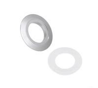 ComfyHarbor Adaptador de botón de descarga doble para inodoro, kit de conversión de 38 mm compatible con tanques de inodoro de 48 mm y 58 mm, accesorio de reparación de baño de fácil instalación