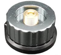 ComfyHarbor Adaptador de recipiente de gas, convertidor de estufa de camping, para conversión de cilindro de combustible largo a plano, con apagado automático y núcleo de latón, diseño portátil