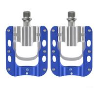 ComfyHarbor Aleación de aluminio plegable, para pedales de bicicleta, con 3, rodamientos sellados, pasadores antideslizantes de doble cara, para un agarre seguro, par ligero de 325 g, para bicicletas