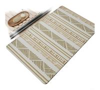 ComfyHarbor Alfombrilla de baño de ducha, alfombra de baño de tierra de diatomeas de absorción rápida, lavable, suave, antideslizante, para el baño del hogar, secado rápido, higiénica, cómoda bajo los