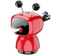 ComfyHarbor Ambientador de coche, para ventilación inteligente de coche y hogar, difusor de pulverización de niebla ajustable, robot de aroma controlado por IA, con agarre de silicona, recargable