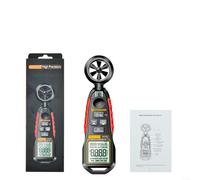 ComfyHarbor Anemómetro digital GN302, medidor de flujo de aire de mano 0.4-30m/s con humedad de temperatura, probador de múltiples unidades para la construcción del tiempo de HVAC