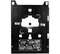 ComfyHarbor Bandeja de impresión de CD y DVD, soporte de tarjeta de PVC para impresoras 1400 1410 1430 1500 R800 R1800 R1900 R2000 R2880 R3000 P400 P600 P607 P608 (bandeja de disco CD/DVD)