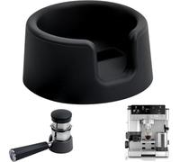 ComfyHarbor Base de manipulación de café para espresso ES601, soporte de silicona antideslizante con borde elevado, soporte de apisonamiento estable para una extracción precisa, soporte de portafiltro