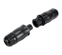 ComfyHarbor BC01 - Acoplamiento de conector de 3 pines para inversores solares, juego de enchufe hembra y macho impermeable IP67, compatible con APsystems Deye TSUN, 25 A, 2,5-4 mm²