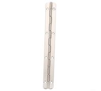 ComfyHarbor Bisagra de piano de acero inoxidable, bisagra de puerta plegable continua resistente, para joyero, caja de herramientas de gabinete de manualidades de madera, 7.86 pulgadas